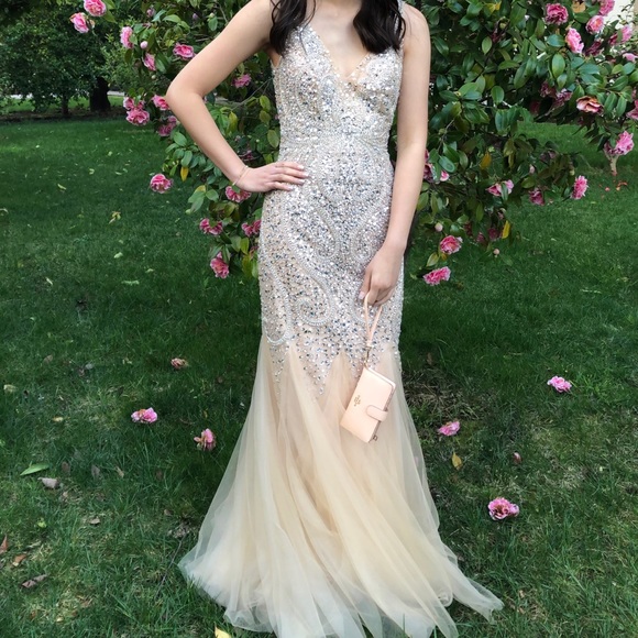 Gold Prom Dress - Picture 3 of 8